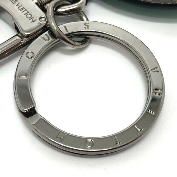 AUTHENTIC LOUIS VUITTON M68307 Monogram Porte Crepadid charm Key Holder Brown x - Picture 7 of 8